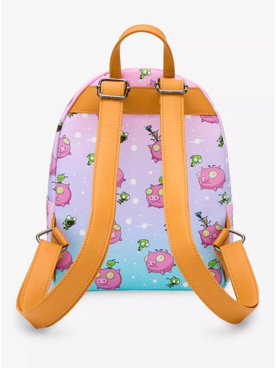 Loungefly Invader Zim GIR Pig Constellation Mini Backpack *NWT* Pink & Blue main image 6